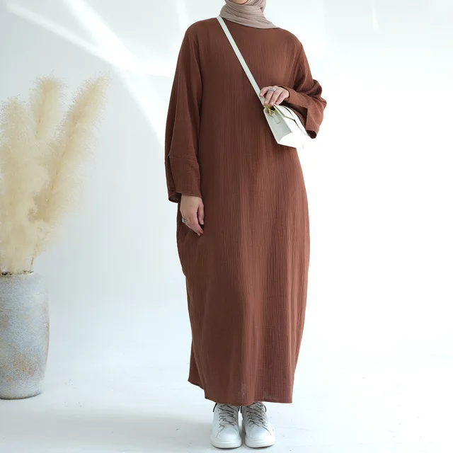 Cotton Modest Dress Abaya