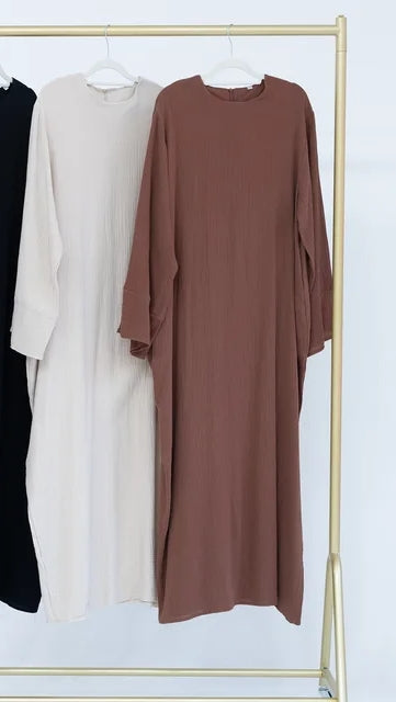 Cotton Modest Dress Abaya