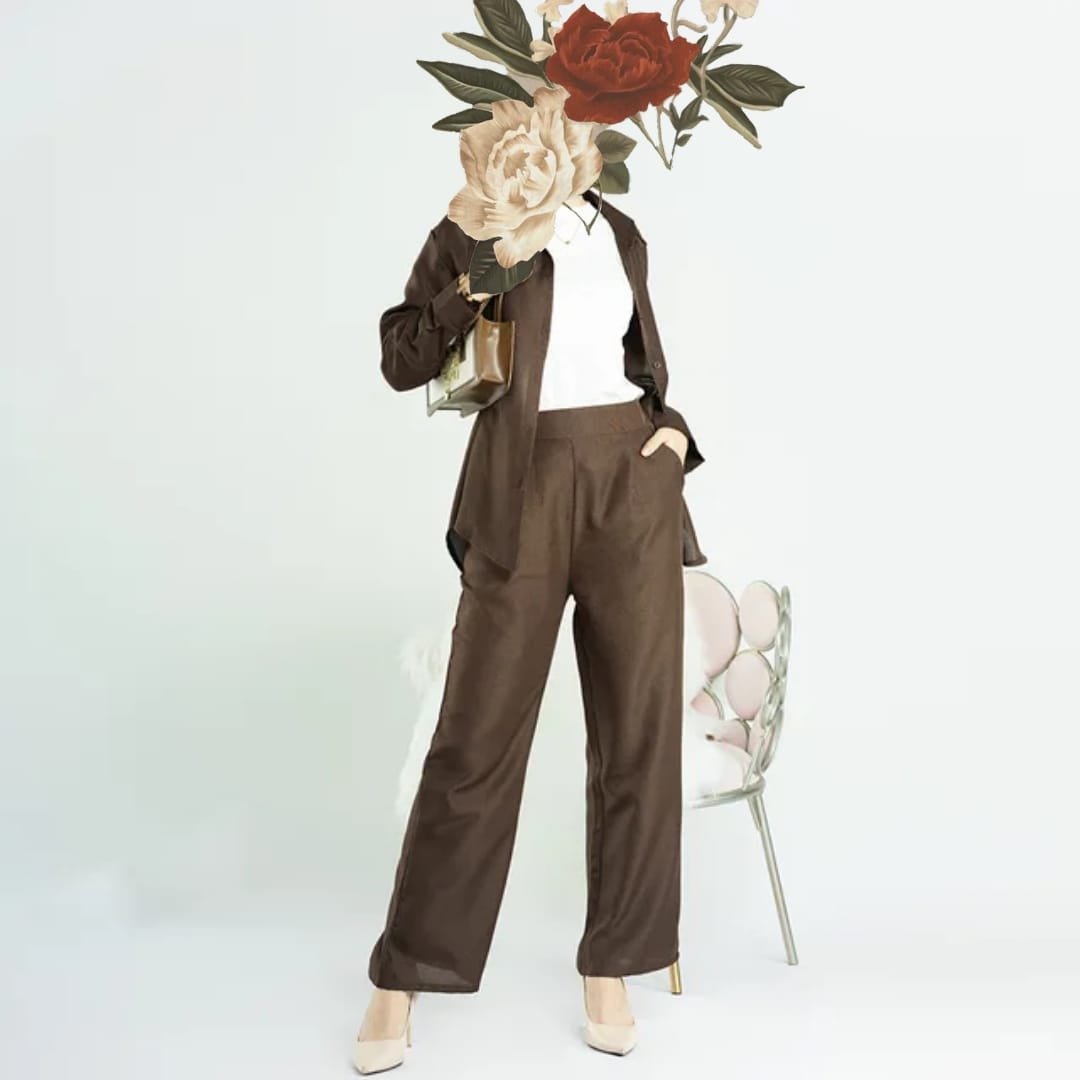 Modest corporate wear Top shirt and Pant set